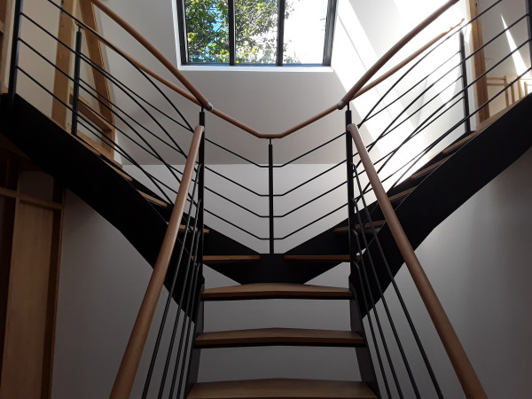 Escalier métallique à POULLAN SUR MER | ANDRE ALLAIN METALLERIE